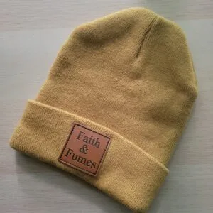 Golden Brown Faith and Fumes Beanie